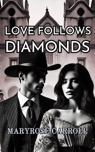 Love Follows Diamonds book cover with couple