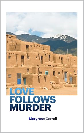 Adobe pueblo book cover with mountains